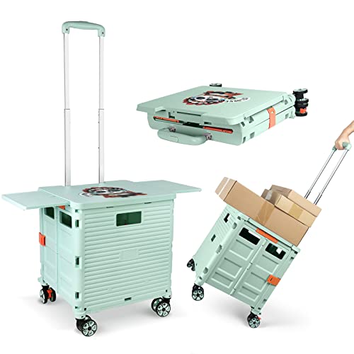 キャリーカート キャリー 台車 アウトドア 折り畳み式 カート キャリー 買い物カート ショッピングカート 運ぶカート 釣り 運動会 ショッピング用 超コンパクト 防災用品 キャンプ用 旅行用品 頑丈 軽量 運搬 静音 耐荷重40KG