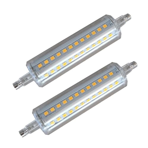 SIYTREWQS, 5 �p�b�N�ALED R7s �R�[�������v 10W 72-2835SMD ��25*118mm AC110V LED ���� 360 �x�����v(Cold white)