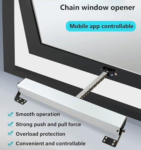 Abridor eléctrico de ventana de cadena de 24 V para ventilación 5