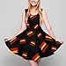 Germany German Flag Novelty Women's Beach Dress Crew Neck A Line Sleeveless Swing Dresses Tank XS