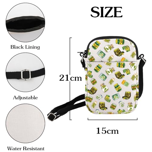 HOLLP Pickle Bundle Gift Pickle Bachelorette Pickle Lover Crossbody Bag Pickle Queen For Women2