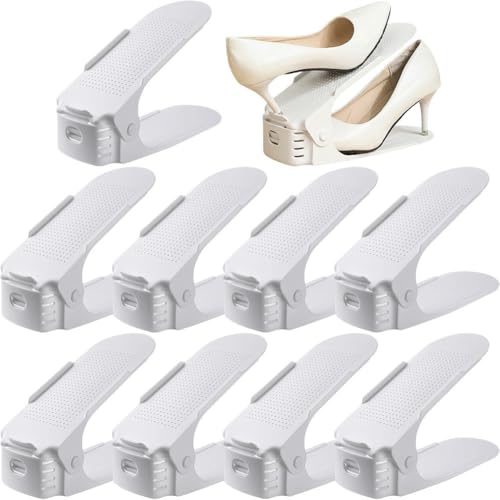 Rangement à chaussures empilable et réglable pour optimiser vos placards de maison - 2
