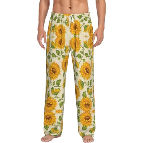 Pyjama de couple homme pantalon léger imprimé résistant au lavage