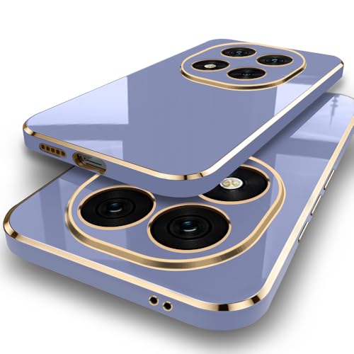 Image of TheGiftKart Luxurious Golden-Plated Back Cover Case for Mi Redmi Note 14 Pro /Poco X7 5G | Raised Lips for Camera & Screen Protection | Shockproof Design | Stylish Back Cover Case (TPU, Greyish Blue)