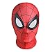 Berrysun Spider Mask Adulto PS4 Headbear Lycra Full Face Head Covering Halloween Hood Film Bambini Puntelli Cosplay Accessori Bambini,Red-one size
