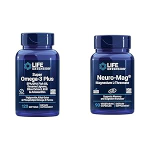 Life Extension Super Omega-3 Plus EPA/DHA Fish Oil, Sesame Lignans & Neuro-mag Magnesium L-threonate