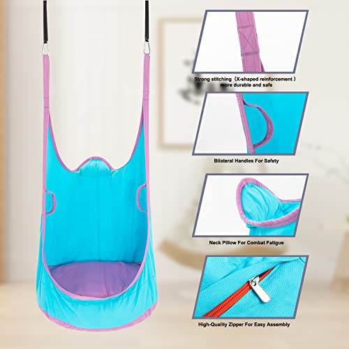 Pod Swing For Kids,Hammock Chair Indoor Outdoor Hanging Swing Seat With All Hardware #TOP3