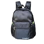 Foldable Backpack, Lightweight Travel Daypack(Black)