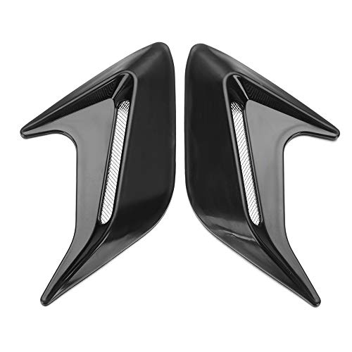 HomeSoGood 2Pcs Universal Car Side Vent Air Flow Fender Stickers Auto Simulation Air Inlet Decorative