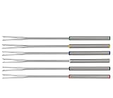Spring 2690280606 Fondue-Gabeln Fun 6 Stück, Edelstahl, silber, 2 x 12 x 27,6 cm