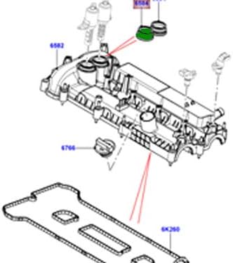 Miniatura 2 de LAND ROVER JUNTA Solenoide Motor Variable SET DE 2 2.0L 16V GASOLINA LR070359