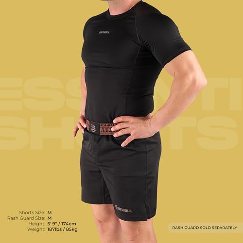 Sanabul Essential MMA Shorts for Men Boxing No Gi Jiu Jitsu Grappling BJJ Shorts2