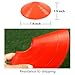 ANSLYQA Soccer Cones (Set of 50), Agility Training Disc Cone with Carry Bag and Holder for Football Basketball Sports Field Cone Markers, (5 Colors)