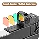ESSLNB Red Dot Visier Airsoft Scope 2MOA 12 Helligkeitsstufen Voll multivergütetes Prisma Wasserdicht Stoßfest mit 20mm/22mm Weaver/Picatinny Schienenmontage und Objektivabdeckungen für die Jagd