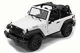 2014 Jeep Wrangler Willys White 1/18 by Maisto 31610