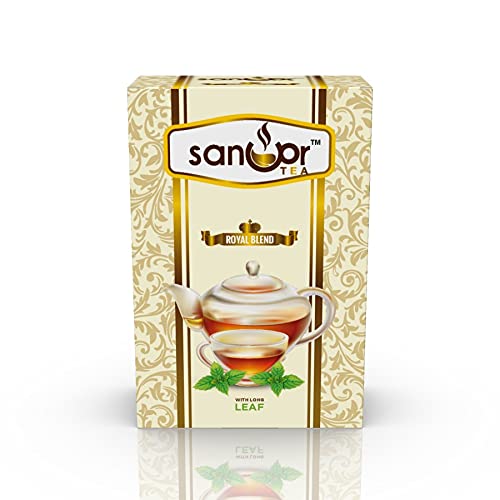 Sanoor Royal CTC Black Tea Leaves Unique Blend Crafted for Chai Lovers (500gm)