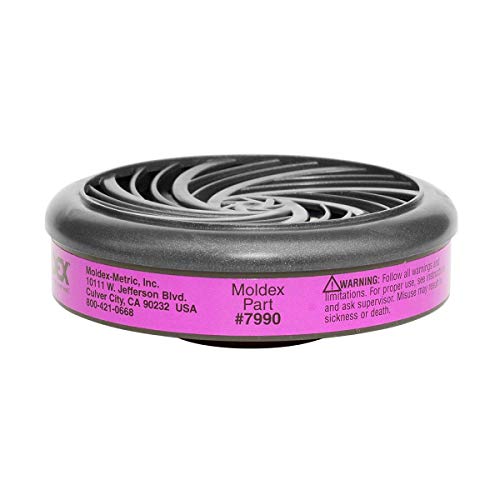 Moldex 7990, P100 Cartridge for 7000 and 9000 Series Respirator, 1 Pair