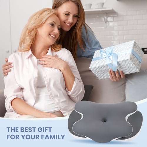 JINXIA Memory Foam Kissen,Nackenkissen Kopfkissen Ergonomisches Orthopädisches Nackenstützkissen für Seiten-,Rücken- und Bauchschläfer