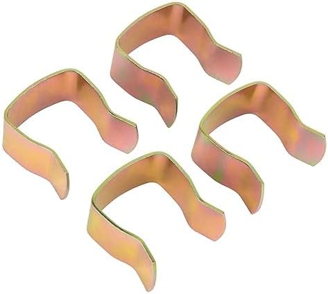 2 x Metal U Clips for Joining Divan Bed Bases or Ottoman Bed Bases (2 Pieces)
