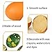 YunKo 6Pcs Wooden Fake Eggs Brown Wood Nest Eggs for Craft Decorate Get hens to Lay Egg Chicken Coop Accessories