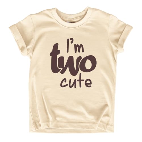 Image of 2nd Birthday Outfits for Toddler Girls im Two Cute Shirt Girl 2 Years Old Second Birthday