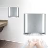 Wall-Mounted Electric Hand Dryer, Automatic High-Speed Electric Hand Dryer, 10 Seconds to Dry, with Hepa Filter, for Household Hotel Bathroom,Silver