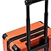 The Ridge Premium Hard Shell Carry On Luggage - TSA Approved Lock - 360° Spinner Wheels for Travel - Basecamp Orange
