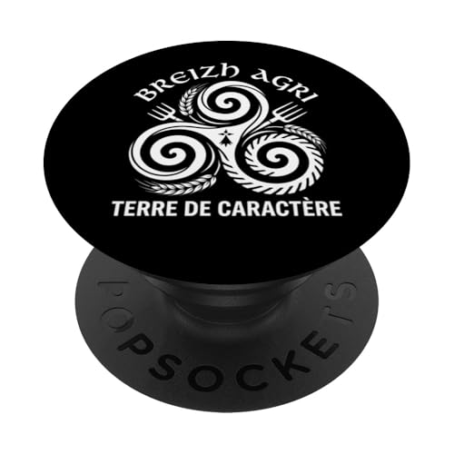 Bretagne Agriculture Agriculteur Paysan Breton PopSockets PopGrip Adhésif