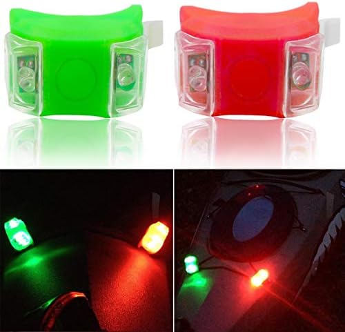 Botepon Marine Boat Bow Lights, Red and Green Led Navigation Lights, Kayak Accessories, Marine Safety Lights Battery Operated for Boat Pontoon Kayak Yacht Motorboat Vessel Dinghy Catamaran