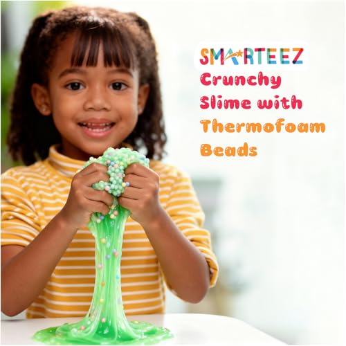 SMARTEEZ Galaxy Slime Therapy JAR | Galaxy Slime KIT | Slime Making KIT | 25+ BATCHES | Glow in The Dark | Metallic | Non Toxic | Safe | Kid Friendly | Jelly Putty Toys