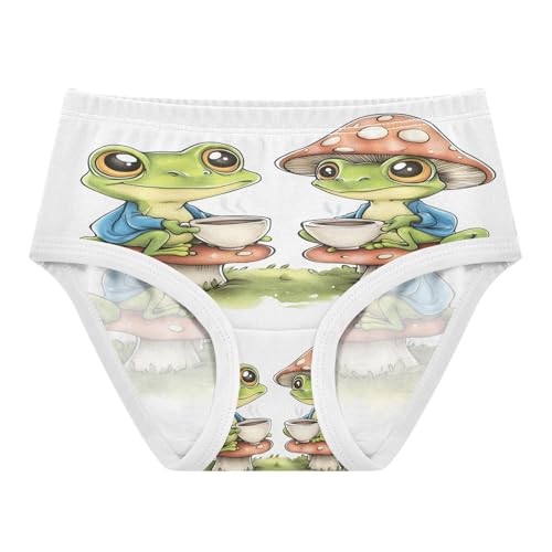 Cute Mushroom Frog Toddler Girls's Underwear 2T 202b9014