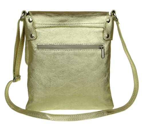 Girly HandBags Womens Italian Soft Leather Cross Body Messenger Bag Vera Plelle Shoulder Bag Flap Zipper3