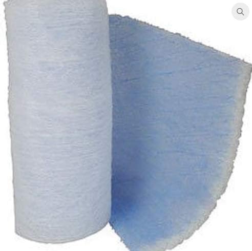 Spray Booth Exhaust Paint Filter 48" x 100' x 2.5" (1 roll/bag)