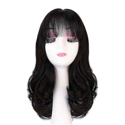 Perruque bouclée couverture complète de la tête pour masquer la perte de cheveux - 2