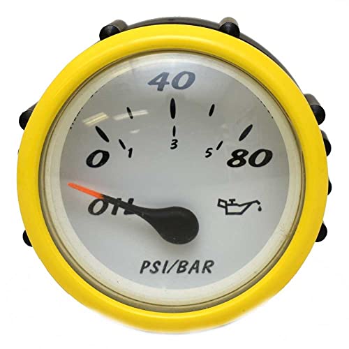 Faria Boat Marine Oil Pressure Gauge GP7650A | Monterey 2 Inch
