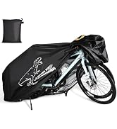 Bike Cover for 1, 2 or 3 Bikes Outdoor Waterproof, Heavy Duty Bicycle Cover with Reflective Strip...