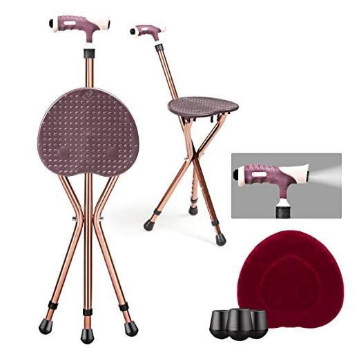 Are walking sticks allowed in carry on luggage Goplus Folding Walking Cane with Seat