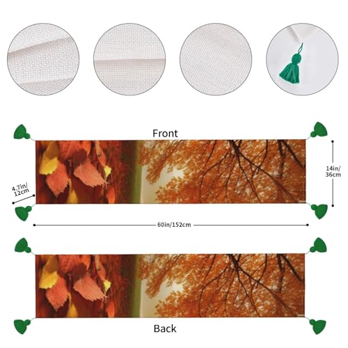Chemin de table rustique pour protéger et embellir une table terne - 5
