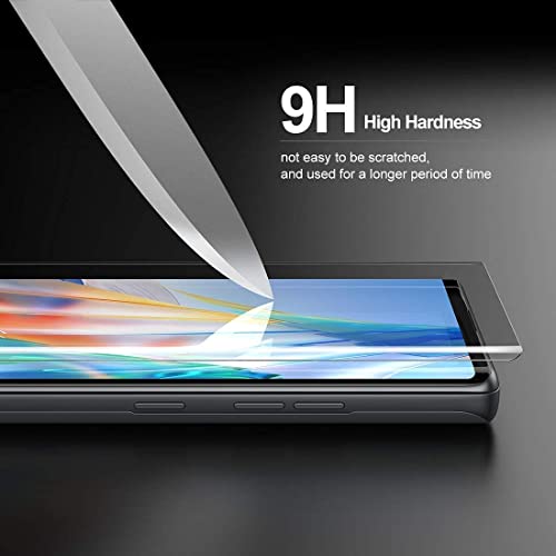 Image of STP FEEL� Premium Curved UV Tempered Glass for LG Wing (Pack of 1) Advanced Border Less Full Screen Coverage UV Screen Protector Guard with Installation Kit