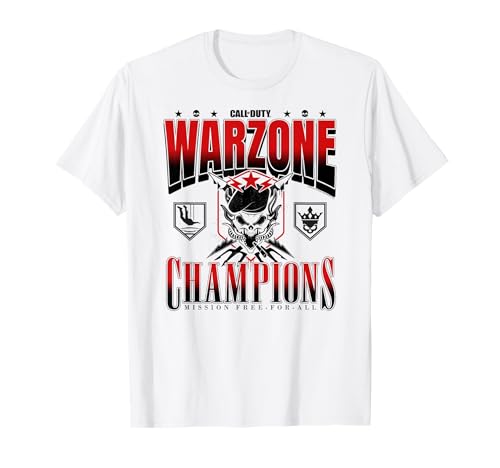 Call of Duty Warzone Champions Retro Video Game Camiseta