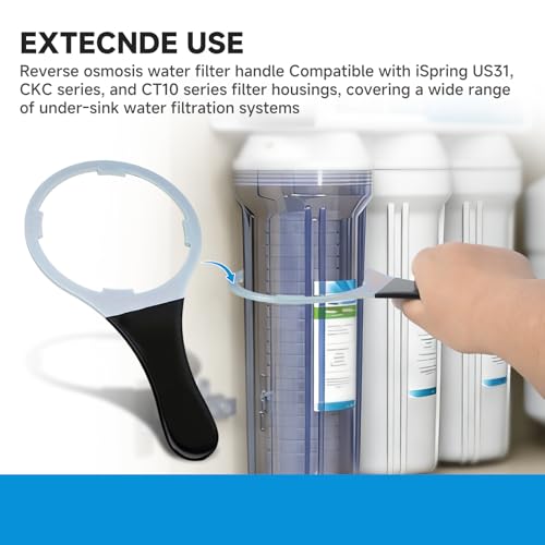 Image of Metal Water Filter Wrench​ Compatible with iSpring AWR2 ，Suitable for HW12, HC12, RCC and RCCP Series Filters，Water Filter Removal Tool