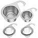 2PCS Stainless Steel Swan Sink Strainer Basket, Sink Strainer Basket, 2024 Multi-Functional Sink Drain Basket Corner Sink Strainer Drain Tools for Food Strainer(4PCS)