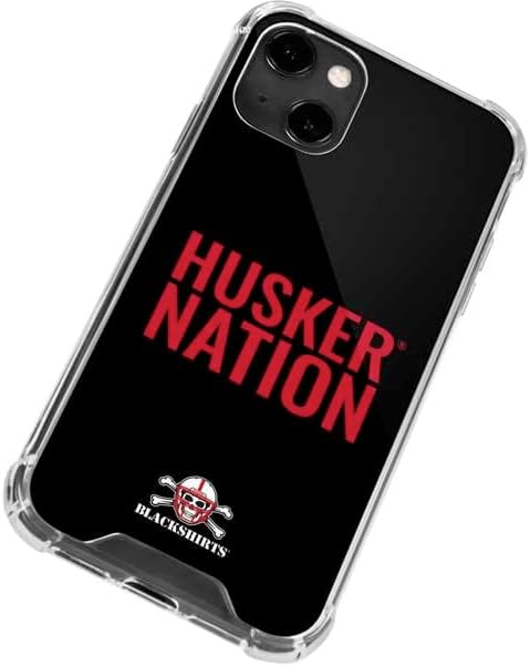Skinit Clear Phone Case Compatible with iPhone 13 - Officially Licensed University of Nebraska Husker Nation Design