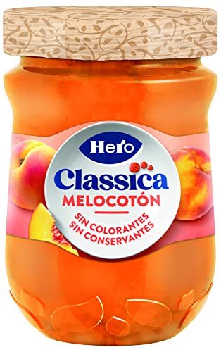 Hero Classica Mermelada de Melocotón, Sin colorante ni conservantes - 330g