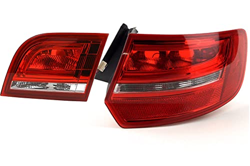 Johns, juego completo de luces traseras LED para Audi A3 (8P) interior+exterior 08/08-08/12