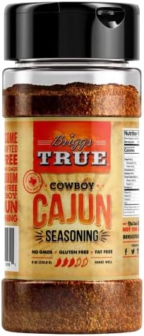 Cajun Seasoning | Delicious, Flavorful, Consistent, Easy-to-use | Low Sodium, Gluten Free, Paleo, Keto, Non GMO, No MSG, No Preservatives | Healthy Seasonings for Cooking & Flavor (Cajun)