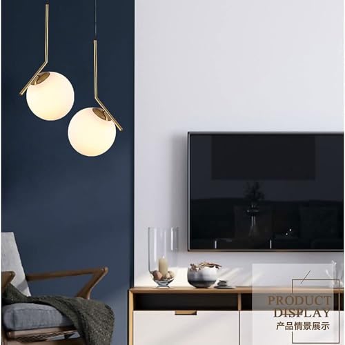Iluminación decorativa for comedor con lámpara de techo esférica E27 moderna 2