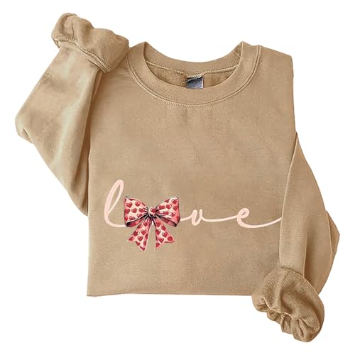 Genérico Camiseta Mujer Invierno Manga Larga Women's BE The Light Casual Long Sleeved Hooded Sweatshirt 𝐉ersey Mujer Primavera (Khaki, L)