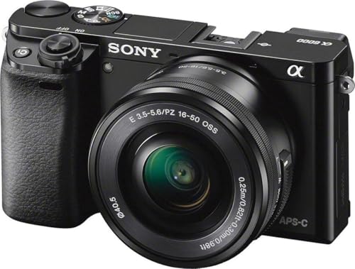 Sony Alpha a6000 Mirrorless Digital Camera 24.3MP SLR Camera with 3.0-Inch LCD (Black) w/16-50mm...