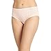 Jockey Women's Underwear Supersoft Hipster - 3 Pack, Pastel Pinwheel/Sand/Frosty Pink, 7
